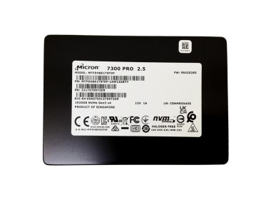 Festplatte Micron 1.92TB SSD NVMe PCIe 3.0x4 U.2 2.5" 3D TLC NAND RI MTFDHBE1T9TDF-1AW1ZABYY