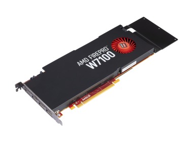 Grafikkarte Dell AMD FirePro W7100 8GB GDDR5 PCI-E 3.0 x16 DisplayPort 1.2 150W KVMR4
