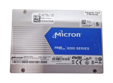 Hard drive Dell 3.84TB SSD NVMe PCIe 3.0x4 U.2 2.5" TLC MU 3FG6P