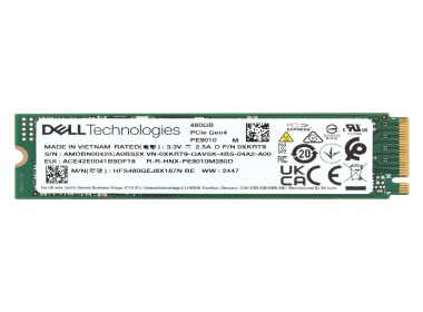 Hard drive Dell 480GB SSD NVMe PCIe 4.0 M.2 2280 RI XKRT9