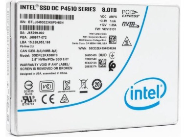 Hard drive Intel 8TB SSD NVMe 3.1x4 U.2 SSDPE2KX080T8O