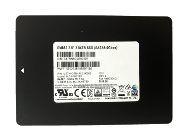 Hard drive Samsung 3.84TB SSD SATA 6G 2.5" MLC MU MZ7KH3T8HALS-00005
