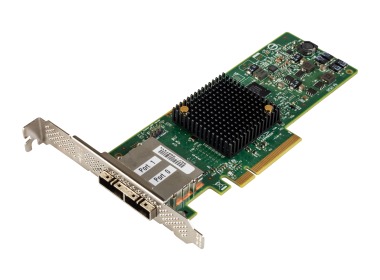 HBA Karte SAS LSI 9207-8e PCIe 3.0x8 2x SFF-8088 6Gb SAS/SATA H3-25513-00D