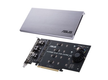 Kontroler Festplatten ASUS Hyper M.2 PCIe3.0x16 v2 4xM.2 90MC06P0-M0EAY0