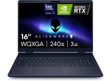 Laptop Dell ALIENWARE 16X AURORA AC16251 mit Intel Core Ultra 9 275HX, 32GB RAM, 2TB SSD NVMe, RTX 5070 8GB, Wi-Fi 7, Bluetooth 5.3, Windows 11 Home