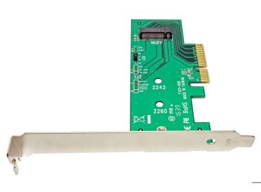 M.2 drive adapter Ableconn PCI-e x4 F120-00B