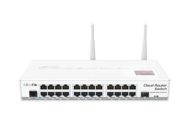Mikrotik Cloud Router Switch 24x1GbE RJ45 1x1GbE SFP 1xUSB CRS125-24G-1S-2HnD-IN