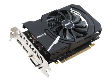 Netzwerkkarte MSI NVIDIA GeForce GTX 1050 Ti AERO ITX OC 4GB GDDR5