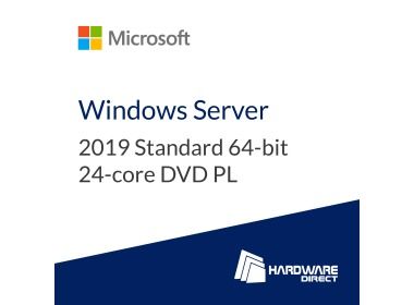 Operating System Microsoft Windows Server 2019 Standard 64-bit 24-core DVD PL