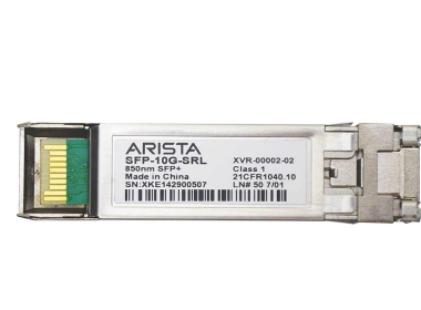 Optikmodul Arista SFP-10G-SRL 10Gb/s SFP+ LC-LC 850nm MM 150m XVR-00002-02