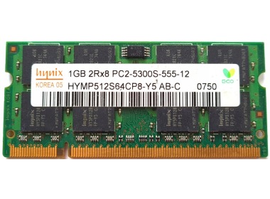 RAM Hynix 1GB 2Rx8 PC2-5300 DDR2 UDIMM 667MHz HYMP512S64CP8-Y5