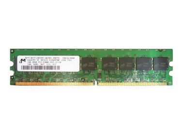 RAM Micron 1GB 2RPC2-5300 DDR2 UDIMM ECC 166MHz MT18HTF12872AY-667B3