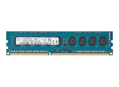 RAM-Speicher Dell 4GB 2Rx8 PC3L-12800E DDR3 UDIMM ECC HMT351U7EFR8A-PB