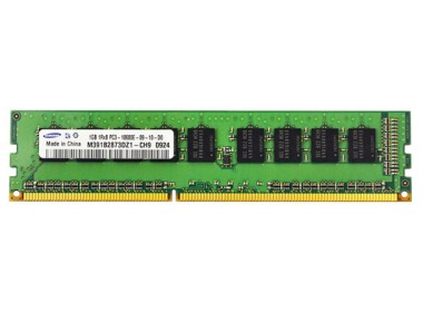 RAM-Speicher Samsung 1GB PC3-10600E DDR3 UDIMM ECC 1333MHz M391B2873DZ1-CH9