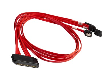 SAS-Kabel SFF-8484 32Pin bis 4x SATA 7Pin