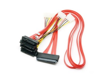 SAS-Kabel SFF-8484 bis 4xSFF-8482 31.5" 8484-8482