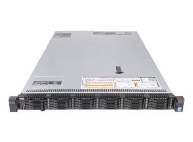 Server Dell PowerEdge R630 24x1.8" mit 2x E5-2690 v3, 64GB RAM, 2x 200GB SSD SATA 1.8", 4x1GbE RJ45, 2x PSU, schienen und befestigungsteile, iDRAC 8