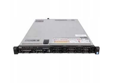 Server Dell PowerEdge R630 8x2.5" mit 2x E5-2667 v3, 32GB RAM, 2x 480GB SSD SATA 2.5", 4x1GbE RJ45, 2x PSU, schienen und befestigungsteile, iDRAC 8