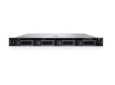 Server Dell PowerEdge R6625 4x3.5" mit 2x EPYC 9124, 64GB RAM, H355, 2x 1.92TB SSD SATA 2.5", 2x10/25GbE SFP28, 1x L4 24GB, 2x PSU 1400W, Montageschienen, Abdeckung, iDRAC9 Enterprise