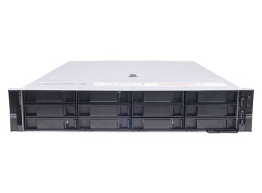 Server Dell PowerEdge R740xd 12x3.5" mit 2x Platinum 8160, 32GB RAM, H730P, 2x 480GB SSD SATA 2.5", 4x1GbE RJ45, 2x PSU, schienen und befestigungsteile, iDRAC 9