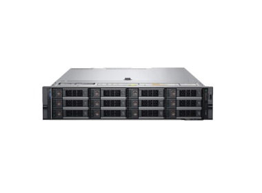 Server Dell PowerEdge R750xs 12x3.5" with 2x Silver 4310T, 128GB RAM, H755, BOSS-S2 with 2x Dell 480GB SSD SATA RI M.2, 4x 7.68TB SSD SAS RI 2.5", 4x10GbE SFP+, 2x PSU 1400W, rails, bezel, iDRAC9 Enterprise
