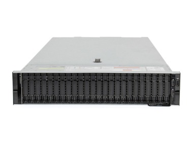 Server Dell PowerEdge R840 24x2.5" mit 4x Gold 6252N, 64GB RAM, H730P, 2x 960GB SSD SATA 2.5", 4x1GbE RJ45, 2x PSU, schienen und befestigungsteile, iDRAC 9