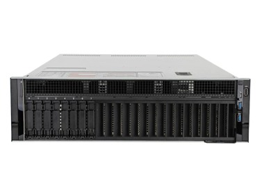 Server Dell PowerEdge R940 8x2.5"mit 4x Gold 5120, 512GB RAM, H730p, 4x 960GB SSD SATA 2.5", 4x1GbE, 2x PSU 1100W, Montageschienen, iDRAC9 Enterprise