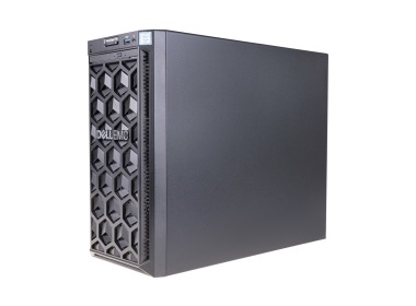 Server Dell PowerEdge T140 4x3.5" mit 1x E-2124, 32GB RAM, H330+, 2x 1TB 7.2K SATA 3.5", 1x PSU, iDRAC 9