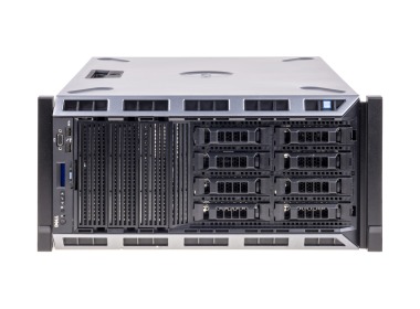 Server Dell PowerEdge T430 8x3.5" mit 2x E5-2630 v4, 32GB RAM, H330, 2x 480GB SSD SATA 2.5", 2x PSU, schienen und befestigungsteile, iDRAC 8