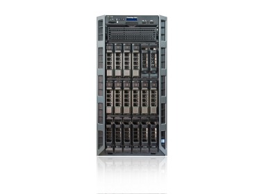 Server Dell PowerEdge T630 8x3.5" mit 2x E5-2699 v3, 128GB RAM, 2x 480GB SSD SATA 2.5", 2x PSU, schienen und befestigungsteile, iDRAC 8