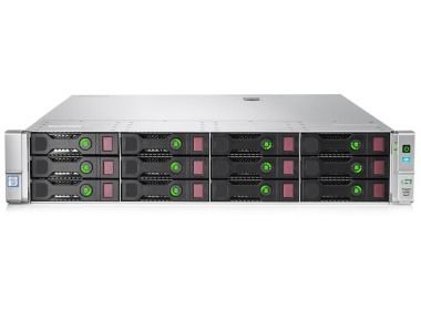 Server HPE DL380 G9 12x3.5" with 2xE5-2623 v3, 32GB, P840, 2x960GB SSD SATA 2.5", 2xPSU, Rails, iLO Advanced