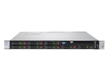 Server HPE ProLiant DL360 Gen9 mit 2x E5-2650 v3, 32GB RAM, P840, 2x HPE 480GB SSD SATA 2.5", 2x PSU, schienen und befestigungsteile, iLO 4