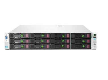 Server HPE ProLiant DL380P Gen8 mit 2x E5-2620v2, 32GB RAM, 2x HPE 480GB SSD SATA 2.5", 2x PSU, schienen und befestigungsteile, iLO 4