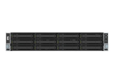 Server Intel Server System R2312WF0NPR 12x3.5" with 2x Gold 6140, 128GB RAM, 2x 400GB SAS SSD 2.5", 4x 14TB SATA 3.5", 2x10GbE SFP+, 2x PSU, rails