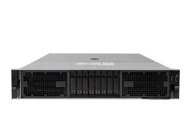 Serwer Dell PowerEdge R750xa 8x2.5"mit 2x Gold 6338, 256GB RAM, H345, 2x 480GB SSD SATA 2.5", 2x10GbE BASE-T, 2x10GbE BASE-T, 4x Nvidia A40 48GB, 2x PSU 2400W, Montageschienen, iDRAC9 Enterprise