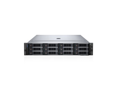 Serwer Dell PowerEdge R760 12x3.5"mit 2x Gold 6444Y, 64GB RAM, H755, 2x 400GB SSD SAS 12G RI 2.5", 2x1GbE, 2x PSU 3200W, Montageschienen, iDRAC9 Enterprise