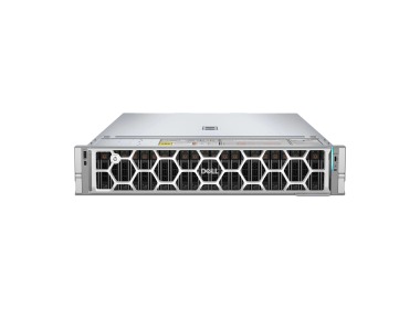 Serwer Dell PowerEdge R7725 24x2.5" (8xNVMe) mit 2x EPYC 9845, 512GB RAM, 2x H965i, 2x 480GB SSD SATA 2.5", 2x25GbE SFP28, 2x PSU 3200W, Montageschienen, iDRAC10 Core