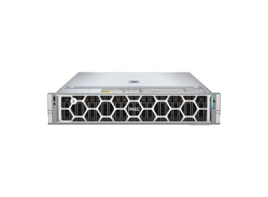 Serwer Dell PowerEdge R7725 8x2.5" mit 2x EPYC 9135, 128GB RAM, H365i, 2x 480GB SSD SATA 2.5", 6x 1.6TB SSD SAS 12G RI 2.5", 4x10GbE SFP+, 2x PSU 2400W, Montageschienen, iDRAC10 Core