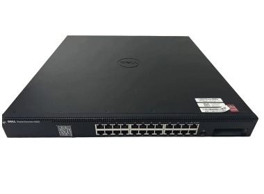 Switch Dell PowerConnect 8132 24x10GbE BASE-T 2x Netzteil, 2x Lüfter, F2R Normal Flow